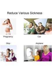 Aiwanto 2Pair Anti Nausea Wristbands Motion Sickness Relief Band for Pregnancy Morning Sickness Travel Sick Car Sea Plane