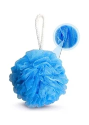 Marrkhor Loofah Bath Shower Sponge Larger, Blue, 12.2Inch