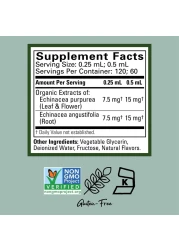 CHILDLIFE ESSENTIALS Echinacea for Kids Kids Echinacea Drops Liquid Echinacea Tincture Alcohol Free Echinacea Liquid Supplement for Babies Toddlers Children Natural Orange 1 Fl Oz Pack of 2