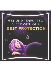 Always Dreamzz Pad Clean And Dry Maxi Thick Heavy Night Long Sanitary Pads With Wings White 20 Pads