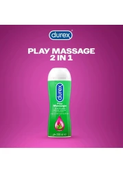 Durex Play Massage 2 in 1 Lubricant, Aloe Vera Soothing 200 ml