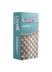 Carex Dotted Condom Grey 12 PCS