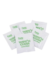 Flents Lens Wipes Wipe N Clear 20 Count PreMoistened StreakFree Safe for Glasses AntiFog Gentle Cleaning Clear Vision Individually Wrapped for Travel Convenience Made in the USA