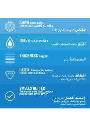 Durex Thin Feel XL Condoms Clear 12 PCS