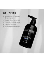 Pacinos Shave Gel - Cooling Gel with Aloe Vera - Moisturizing Mens Shaving Gel - 8 Fl. Oz