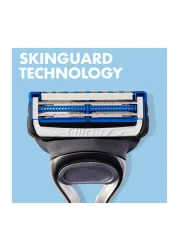 Gillette Skinguard Sensitive Blade Refills Blue 4 PCS