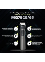 Philips All In One Trimmer, 13 In 1 For Face, Head And Body, Beard Sense Technology, 120 Mins Run Time With Quick Charge, MG7920
