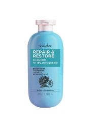 Repair and Restore Hair Shampoo for Dry Damage Hair Blended with Coconut Oil Castrol Oil and Hyaluronic Acid 300ml