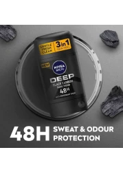 نيڤيا مزيل للعرق للرجال ديب دراي آند كلين فيل حماية ضد البكتيريا ستيك 50 مل