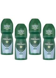 Mitchum Invisible AntiPerspirant Deodorant RollOn Unscented 34 oz Pack of 4