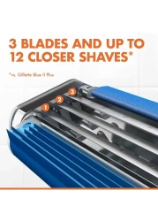جيليت بلو 3 كومفرت ماكينة حلاقة للإستعمال مرة واحدة فقط - 8 ماكينات حلاقة