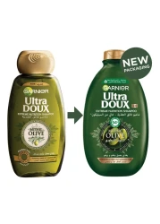 غارنييه أولترا دو شامبو زيت الزيتون الأسطوري للتغذية المكثفة وبلسم زيت الزيتون الأسطوري للتغذية المكثفة 400 ملل + 360 ملل
