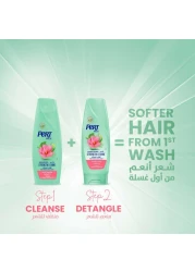 بيرت بلس شامبو قوة ولمعان للشعر الضعيف والباهت بخلاصة الحناء والكركديه 400 ملل