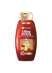 Garnier Ultra Doux Castor And Almond Oils Shampoo 400ml Pack of 2