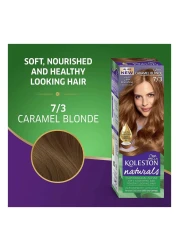 Wella Koleston Naturals Permanent Hair Colour Cream Kit 7/3 Caramel Blonde 110ml