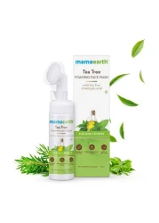 ماما إيرث غسول وجه رغوي بأوراق شجرة الشاي 100 ملل - أبيض