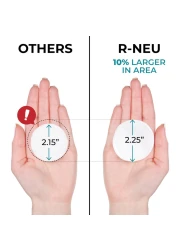 RNeu Premium Turkish Cotton Rounds 400 Count Stitched Waffle Textured 100 Pure Natural Cotton Pads for Face Hypoallergenic Makeup Remover 4 Pack of 100