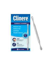 Clinere Ear Cleaners 10 Count Earwax Remover Tool Safely and Gently Cleaning Ear Canal at Home Ear Wax Cleaner Tool Itch Relief Ear Wax Buildup Works Instantly Exfolimates Earwax Cleaners