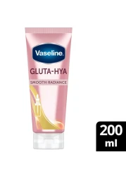 Vaseline Essential Even Tone Body Lotion Smooth Radiance Gluta-Hya Serum Burst 200ml