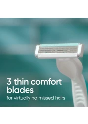 Gillette Venus Simply 3 Sensitive Disposable Razors Multicolour 6 PCS
