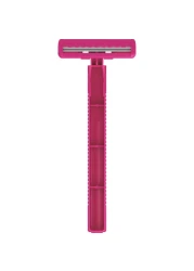 دوركو شاي 2 شفرات حلاقة محمولة، وردي، 10 شفرات