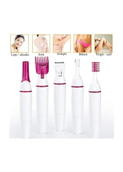 5 in 1 Multi-functional Hair Removal Electric Eyebrow Shaping Shaving Machine Women Hair Removal Shaver Trimmer For Underarm Facial Tool Kit