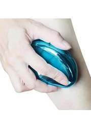 2022 New Bleame Crystal Hair Eraser,Magic Crystal Hair Removal,Exfoliation Painless Hair Removal Tool for Men & Women,Soft Smooth Silky Skin, Full Body Hair Removal, Blue