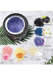 Brazilian Waxing Kit KeShi Wax Warmer for Painless Hair Removal with 5 Bags Hard Wax Beans for Full Body Legs Face Eyebrows Bikini Wax for Women Men