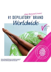 VEET Sensitive Skin Hair Removal Cream For Women Painless Bikini Hair Removal Gel Dermatologically Tested Depilatory Cream For Bikini Line Legs Arms Underarms 135 FL OZ Pump Bottle with Tool