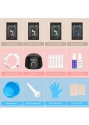 Waxing Kit for Women Madors Wax Warmer Hair Removal Kit with Intelligent Temperature Control Wax Machine and Hard Wax Beads