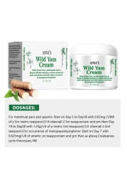 Wild Yam Cream ANNAS Wild Yam Cream Organic for Hormone Balance Womens Organic Wild Yam Root Cream Promoting Perimenopause Natural Recipe for Relieving Hot Flashes and Night Sweats