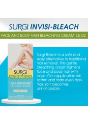 Surgi Wax Face Body Hair Bleaching Cream 15 ounces