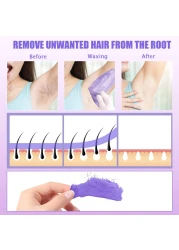 Waxing Kit Wax Warmer for Hair Removal Hard Wax Beans for Full Body Legs Face Eyebrows Bikini Brazilian Waxing for Women Men