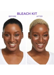 SoftSheenCarson Interbeauty Dark and Lovely Uplift Bleaching Kit with Powder Developer and Toner for Blonde Hair
