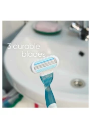 جيليت فينوس رؤوس بديلة لماكينة الحلاقة للنساء 4 قطع - أزرق