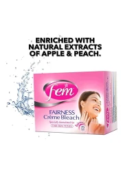 Fem Apple And Peach Fairness Cream Bleach Pink 50g