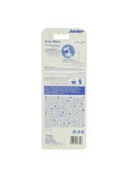 Jordan Clinic Shiny White Soft Toothbrush Multicolour 2 PCS