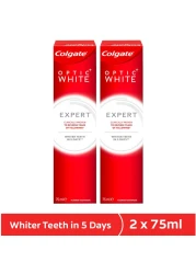 Colgate Optic White Expert Whitening Toothpaste White 75ml Pack of 2