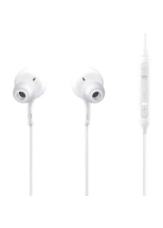 سامسونغ سماعات أذن داخلية سلكية - بيضاء