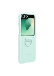 Samsung Silicone Case Cover with Ring for Galaxy Flip6 Mint