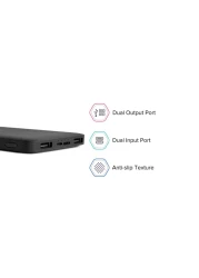 شاومي ريدمي باور بنك سريع الشحن بقوة 10000 ميلي أمبير- أسود