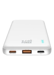 X.Cell USB PD Port Power Bank White 10200mAh