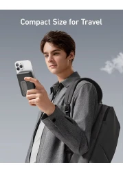 Anker Power Bank, 633 Magnetic Battery (MagGo), 10000mAh Foldable Magnetic Wireless Portable Charger, 20W USB-C Power Delivery for iPhone 13/13 Pro / 13 Pro Max / 12/12 Pro and 12 Pro Max (Black)