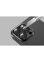 Green Lion HD Plus Camera Lens Protector for iPhone 16 Pro/16 Pro Max, Easy Installation, 9H Durable Glass, Anti Scratch, Anti Glare Coating, Shatter Protection (16 Pro/16 ProMax Black)