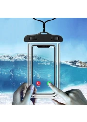 Universal Waterproof Phone Case Water Proof Bag Mobile Phone Pouch PV Cover For iPhoneXR Black