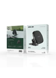 حامل هاتف السيارة Magfit GLH-10 من Green Lion، متوافق مع Magsafe، قابل للتركيب في فتحة تهوية الهواء، توافق واسع، مغناطيس 17*N52، آمن ومستقر مع غراء قوي 3M، تصميم مرن ودوران 360 بوصة