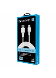 Sandberg USB 2.0 Extension Cable 1.8m White