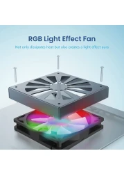 Remson Adjustable Cooling Laptop Stand with RGB Fan, Aluminum Alloy Laptop Holder Compatible for MacBook 12/13, MacBook Pro 13/15, MacBook Air 13, Lenovo, HP, Dell, Samsung and Laptops from 13" - 17"&hellip;