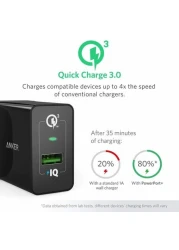 Anker Powerport+1 Quick Charge 3.0 Black - A2013K11