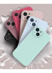 For Samsung Galaxy A06 Liquid Silicon Case, Soft Microfiber Lining Cushion Slim Shell Shockproof Protective Soft Gel Rubber Matte Finish Cover Camera Protection Case for Samsung Galaxy A06 (Black)